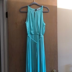 Teal maxi dress